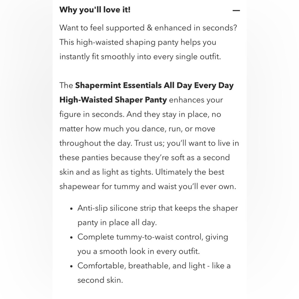 Shapermint Essentials High-Waisted Shaper Panty - Picture 4 of 4
